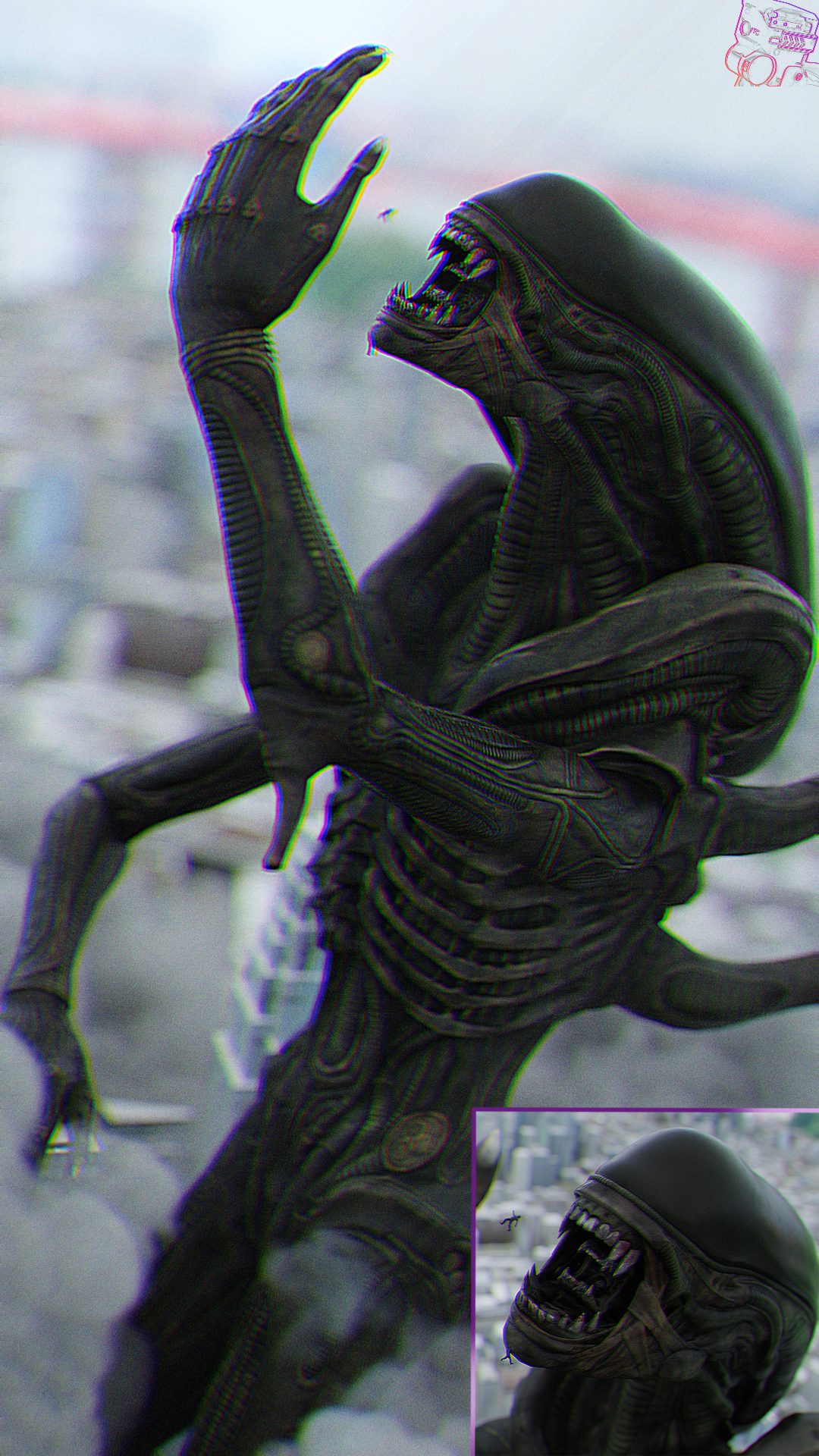 Xenomorph — artwork by bot