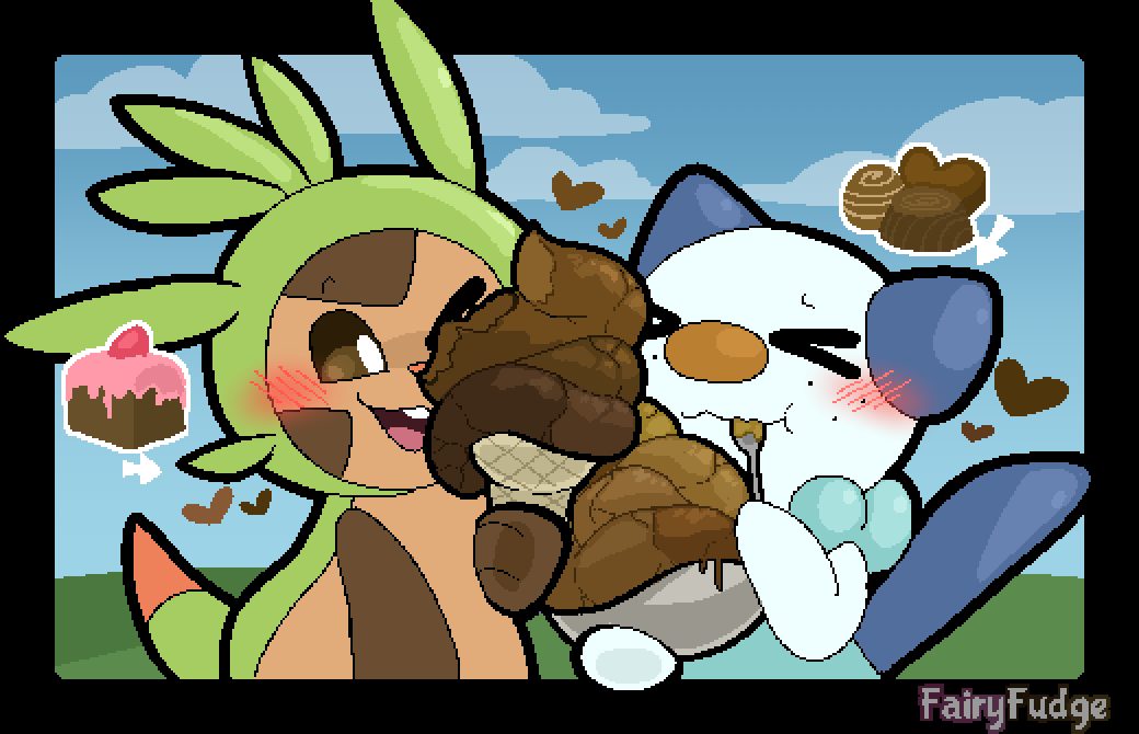 Chespin — artwork by fairyfudge