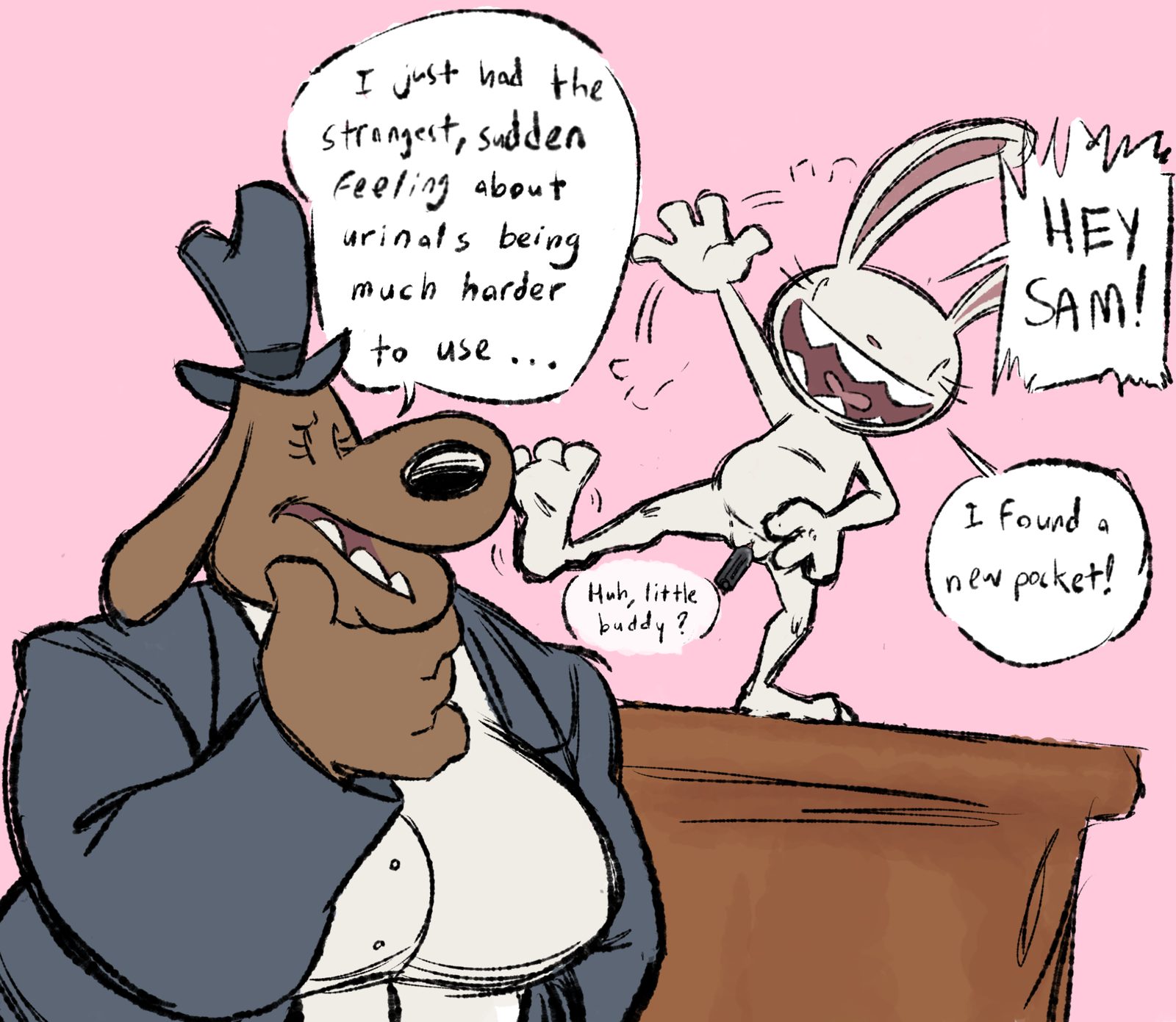 Max (sam and max) — artwork by filthyopossum
