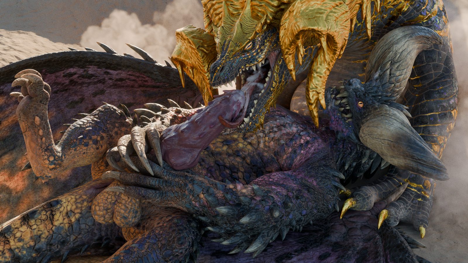 Kulve taroth — artwork by kvaseus