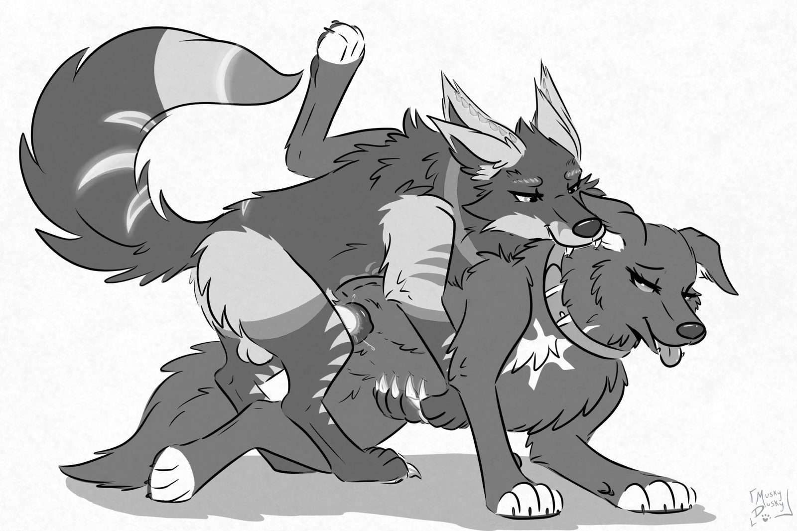 Smile, collar — artwork by muskydusky