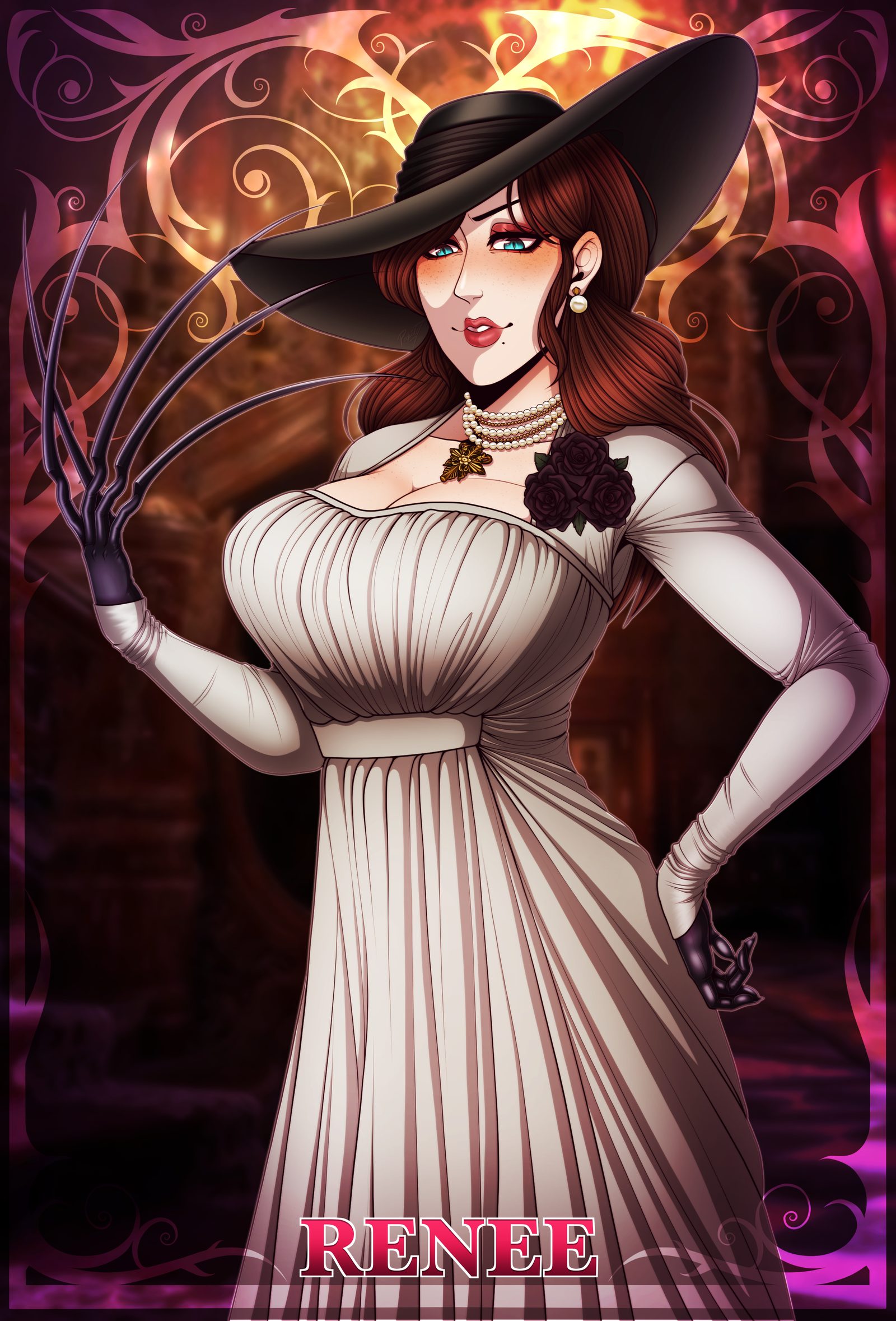 Alcina dimitrescu — artwork by pocki07