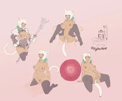 Miqo'te — artwork by bot