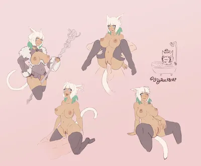 Miqo'te — artwork by bot