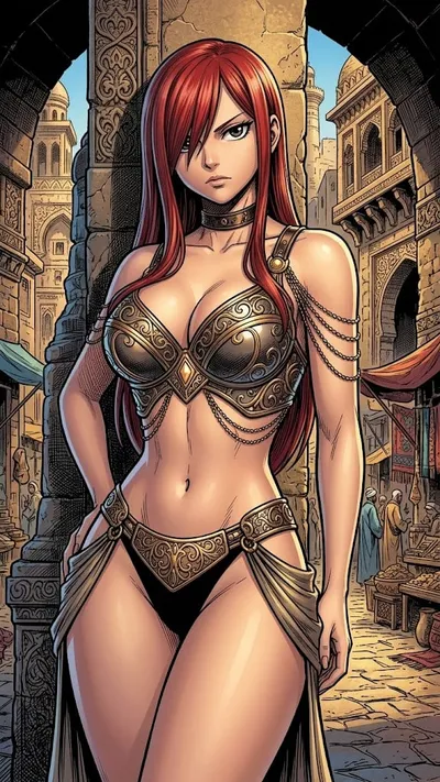 Erza scarlet — artwork by 711hyperion