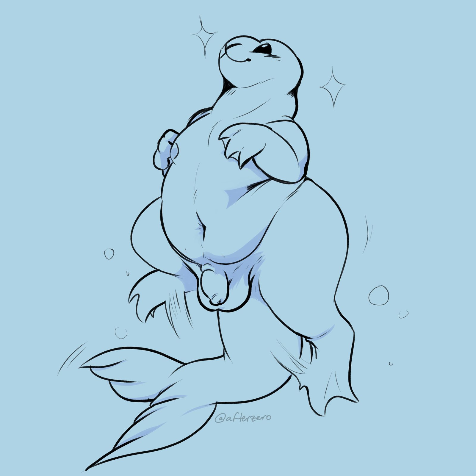 Smile, big butt — artwork by bot