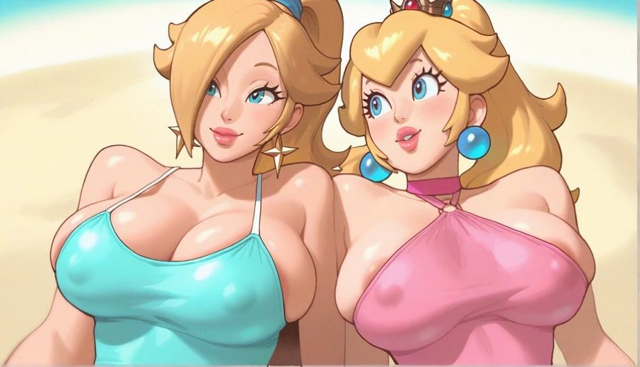 Princess peach — artwork by exotrash