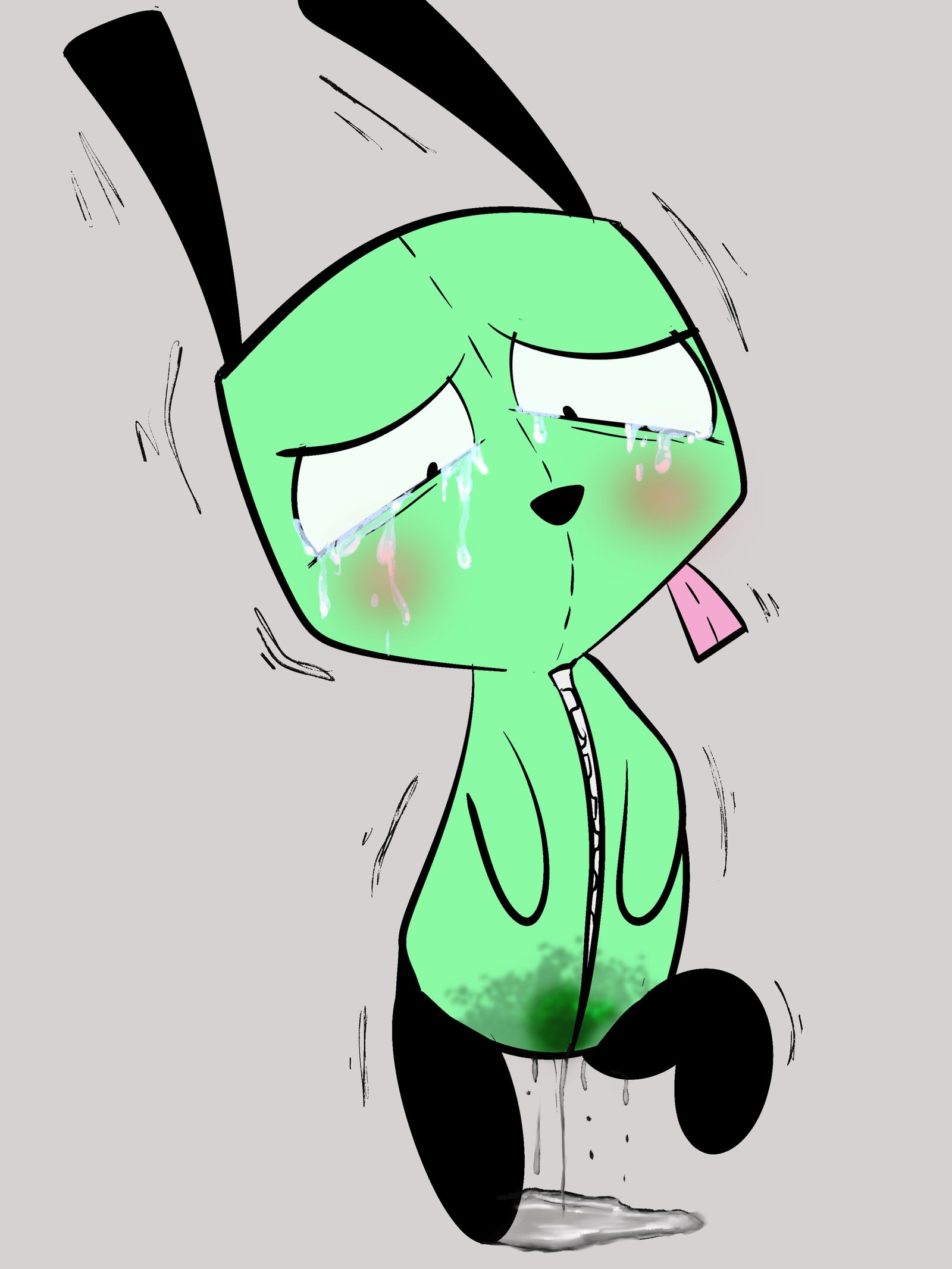 Gir (invader zim) — artwork by illegaleel
