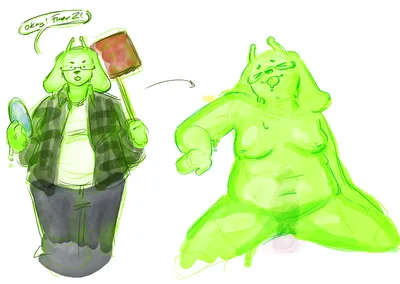 Fan character — artwork by bot