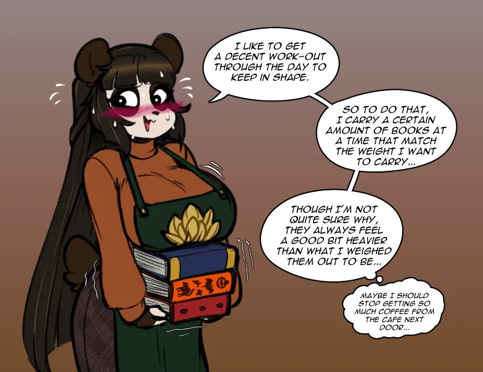 Big breasts, huge breasts — artwork by lunarspy