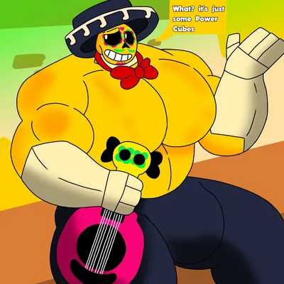 Poco (brawl stars) - artwork by B1g_cvm