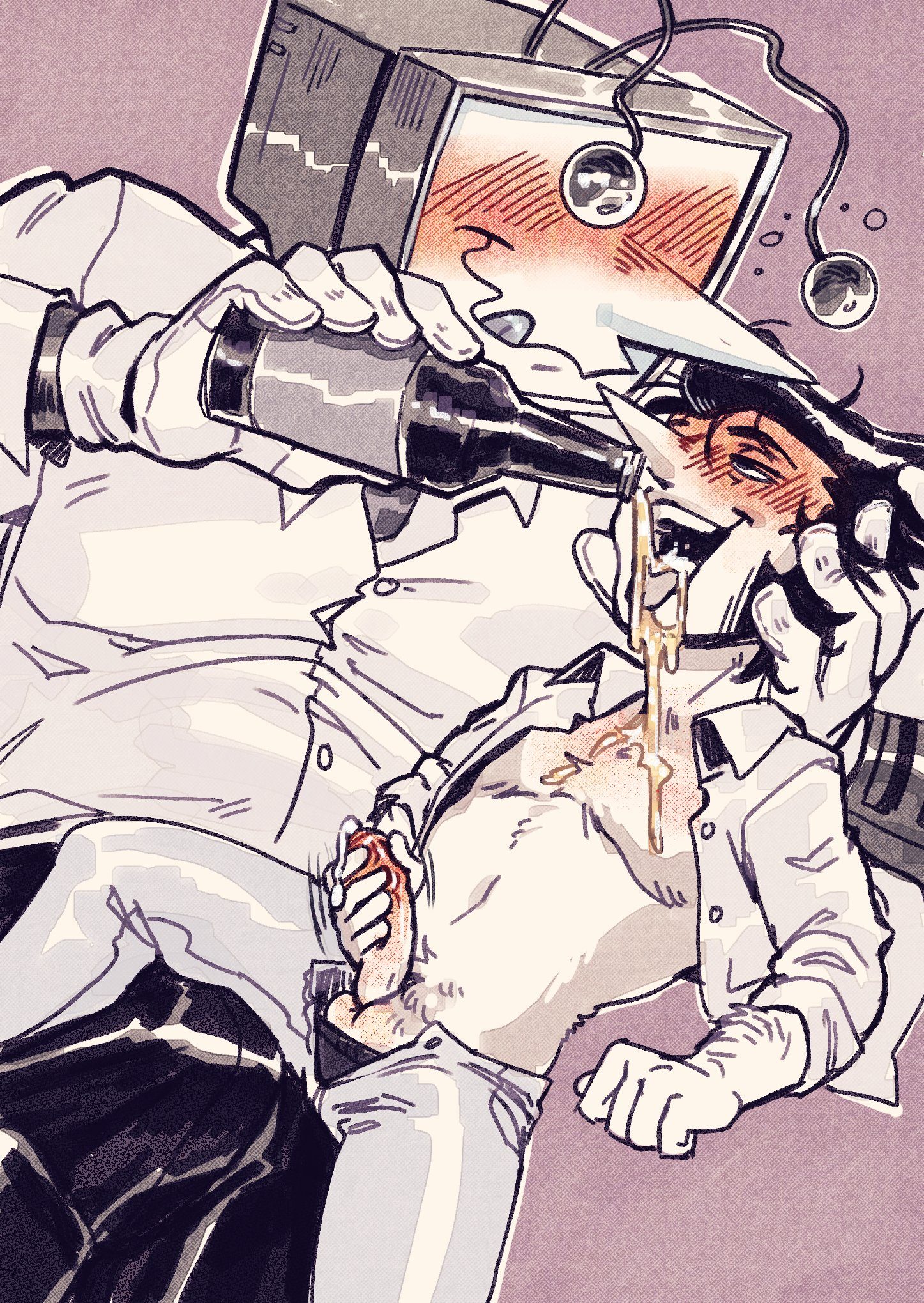 Spamton g spamton — artwork by karixu