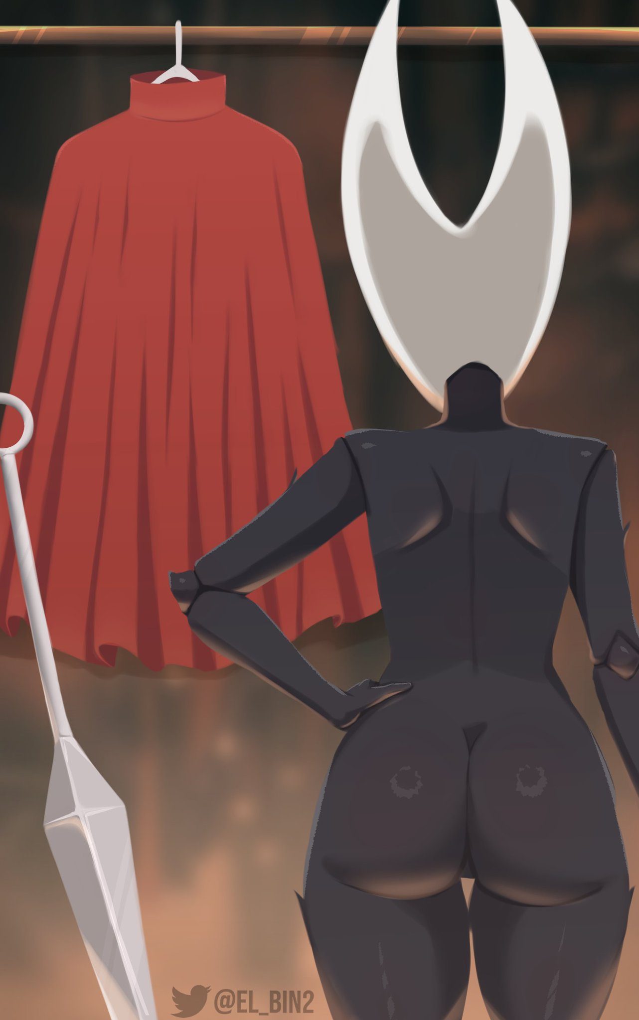 Hornet (hollow knight) — artwork by el bin
