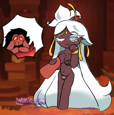 Burning spice cookie — artwork by wolfsyaoinyuri