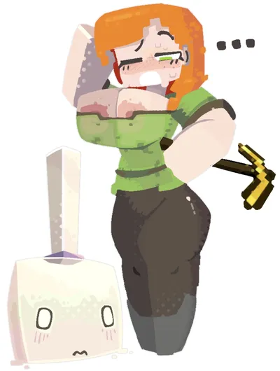 Alex (minecraft) — artwork by generalplorp