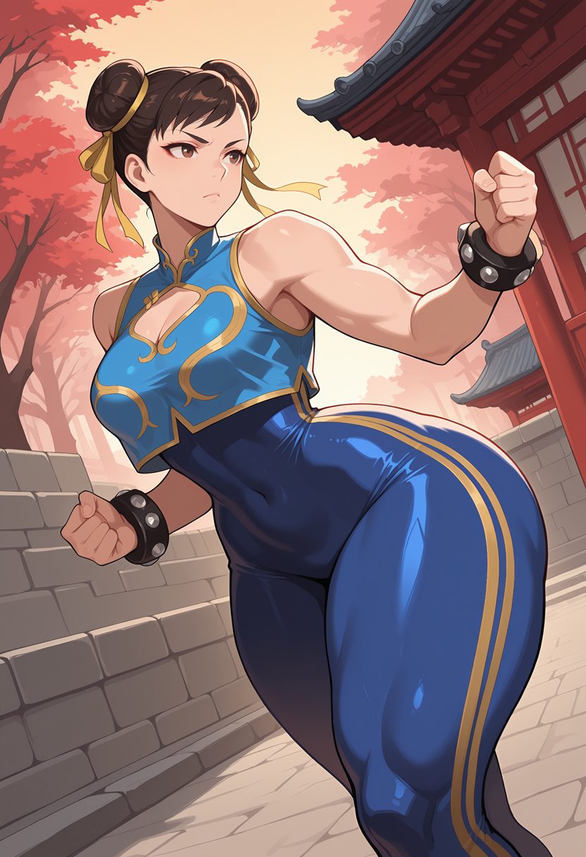 Chun-li — artwork by artoonizer