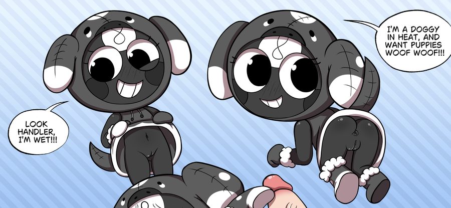 Dog plush onesie toodles - artwork by unknown artist