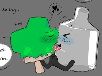 Bottle (bfdi) — artwork by boyonocerous