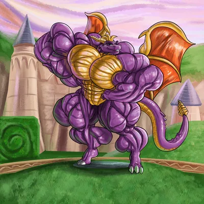 Spyro - artwork by poodledoodles
