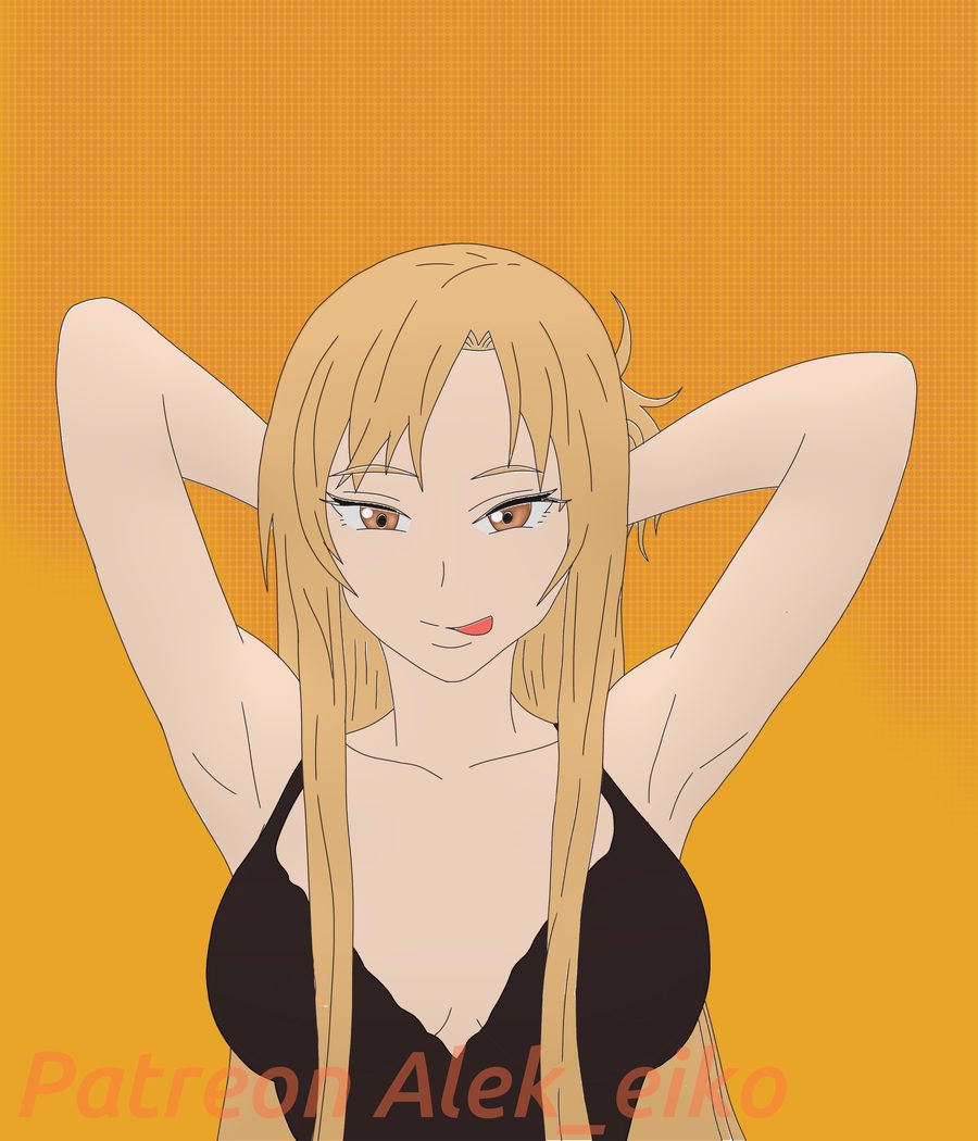 Armpits, arms up - artwork by Lexxel