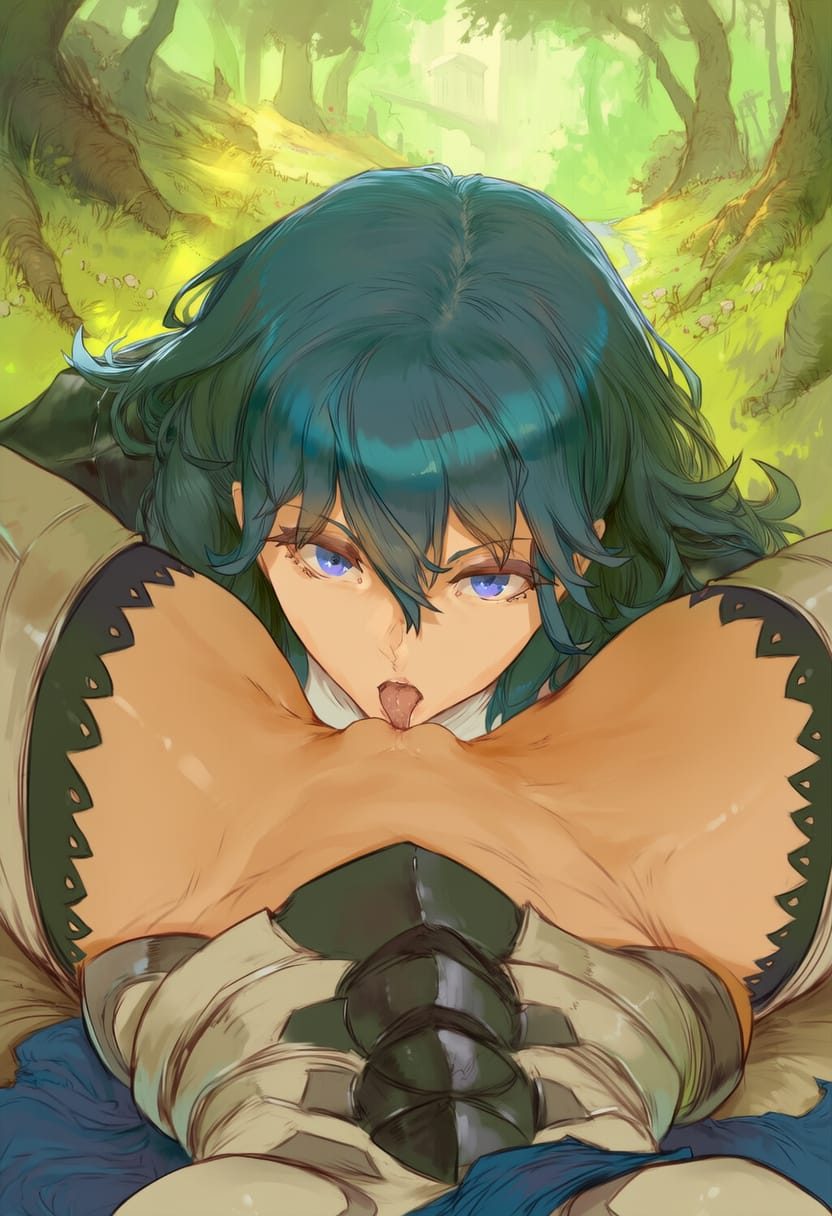 Byleth (fire emblem) — artwork by Selizio