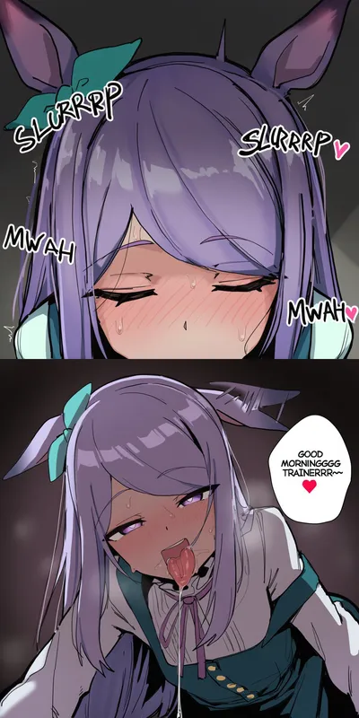 Mejiro mcqueen (umamusume) — artwork by sloppingslurpie
