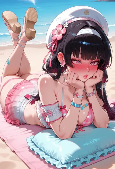 Chisa (peach parfait) (wuthering waves) — artwork by BlazeBeauty
