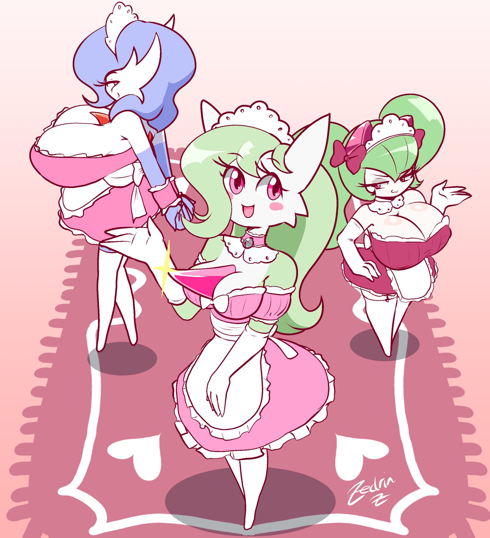 Gardevoir — artwork by zedrin