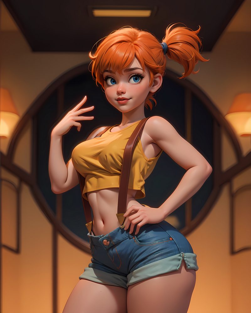 Kasumi (pokemon) — artwork by enris world