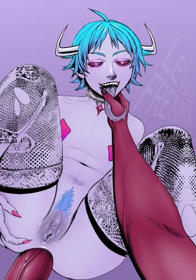 Oc — artwork by lewdfrenika