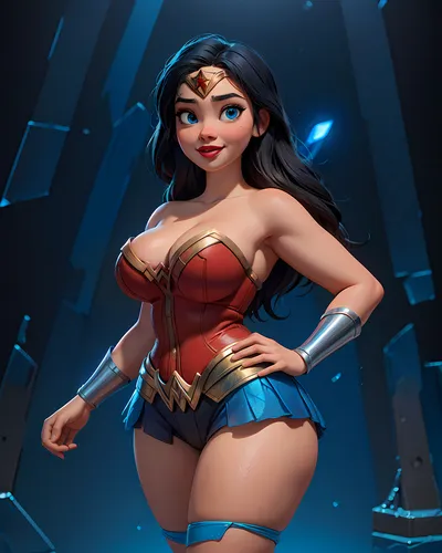 Wonder woman — artwork by enris world