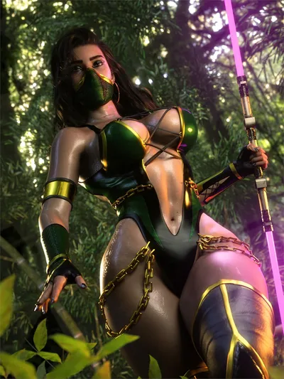 Jade (mortal kombat) (cosplay) — artwork by word2