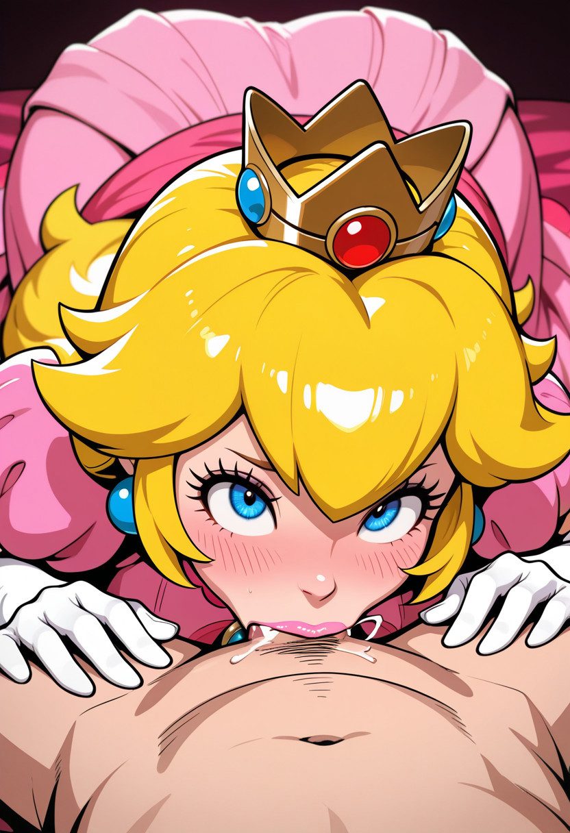Princess peach — artwork by saru1994