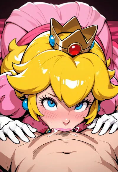 Princess peach — artwork by saru1994