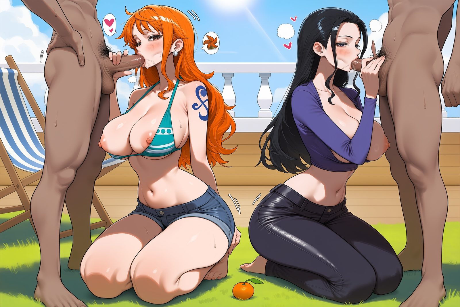 Nami (one piece) — artwork by waifuempire