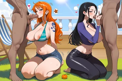 Nami (one piece) — artwork by waifuempire