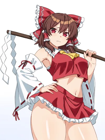 Reimu hakurei — artwork by zatsu