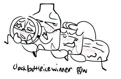Bottle (bfdi) — artwork by naughtycubey