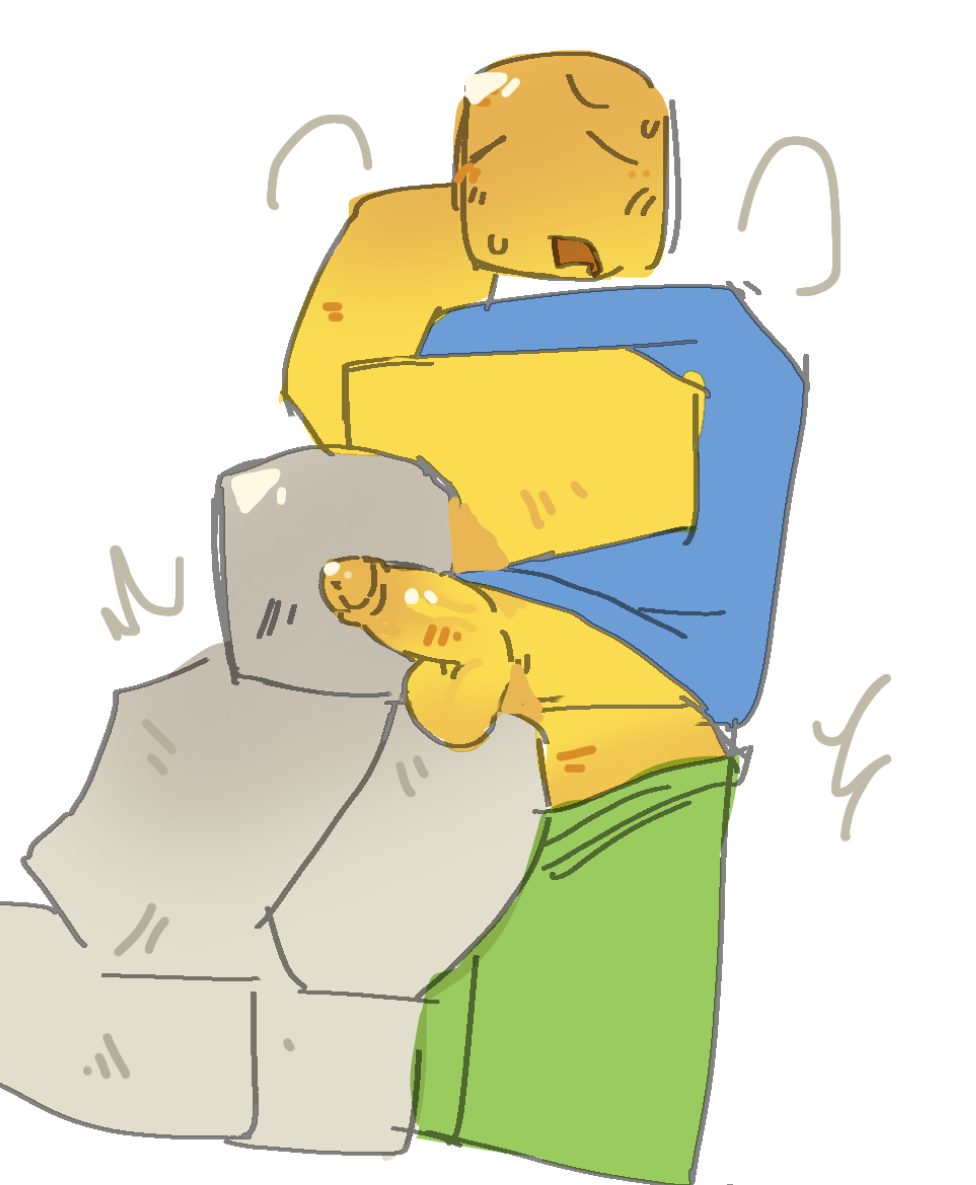 Noob (roblox) — artwork by C4bb4g3