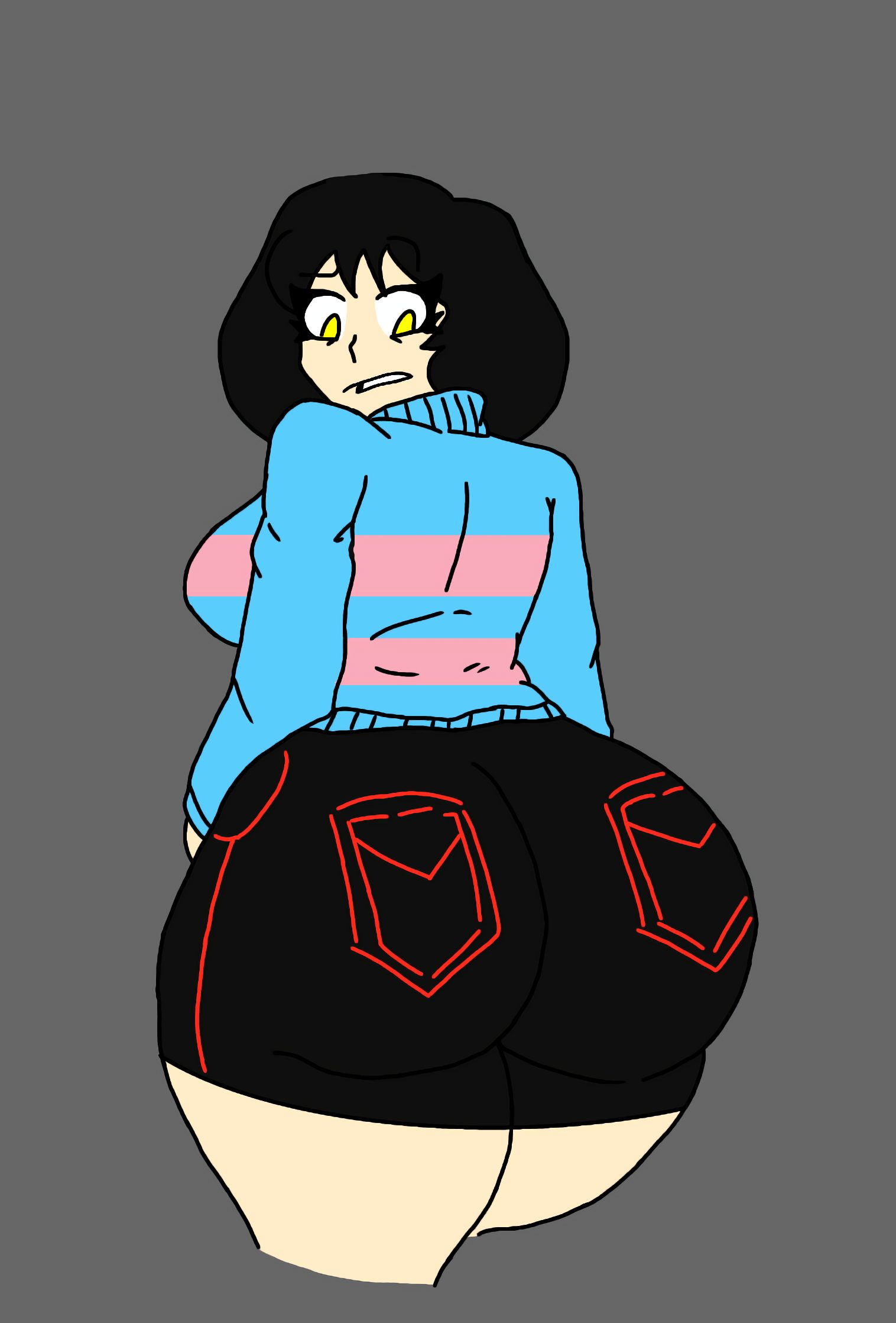 Female frisk — artwork by huuson