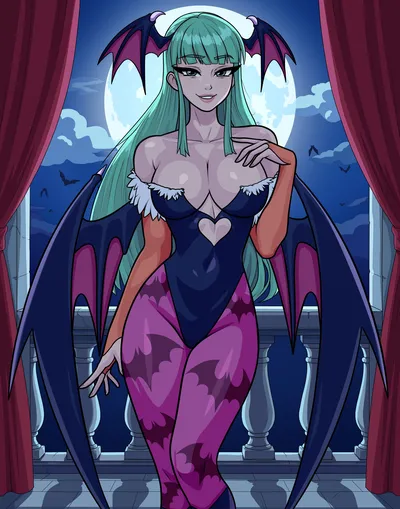 Morrigan aensland — artwork by kimkai drawings