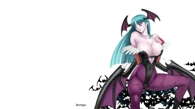 Morrigan aensland — artwork by ark (morita hitomi)