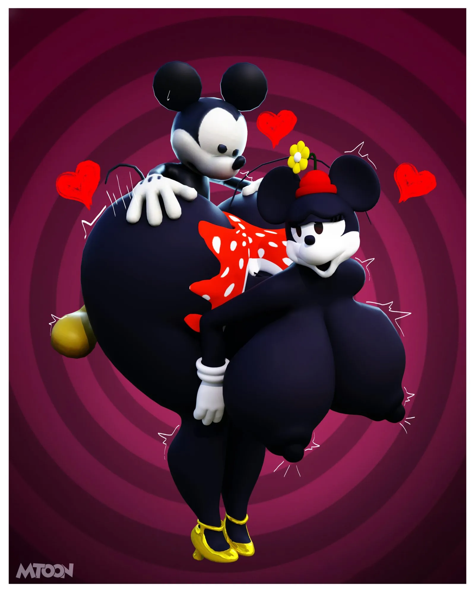 Mickey mouse — artwork by mtoon