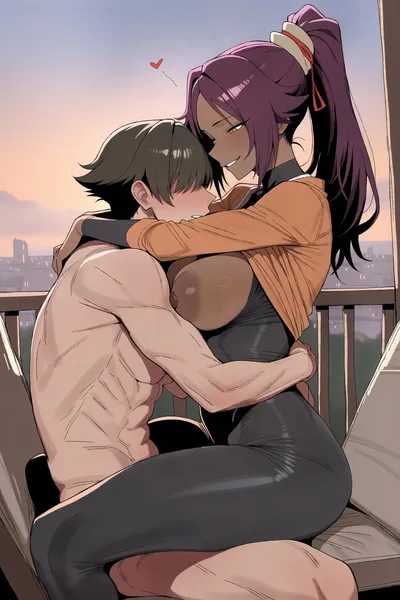 Shihouin yoruichi — artwork by ecchigallery