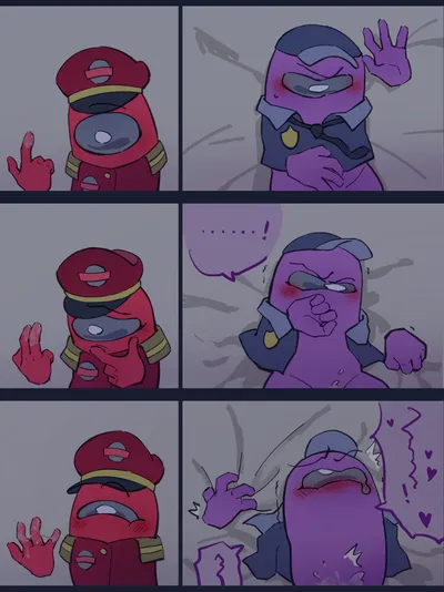 Purple (among us) — artwork by Ncrujchnn