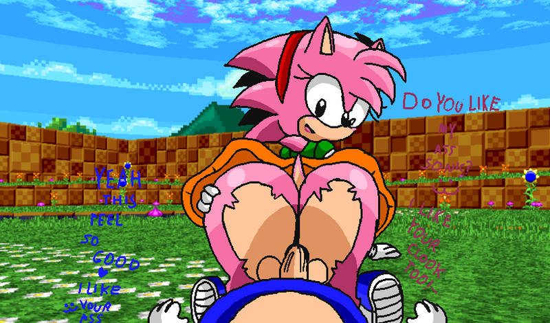 Classic amy rose — artwork by re2dwqfrqw