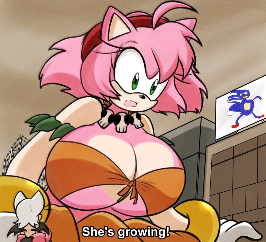 Amy rose - artwork by sanone
