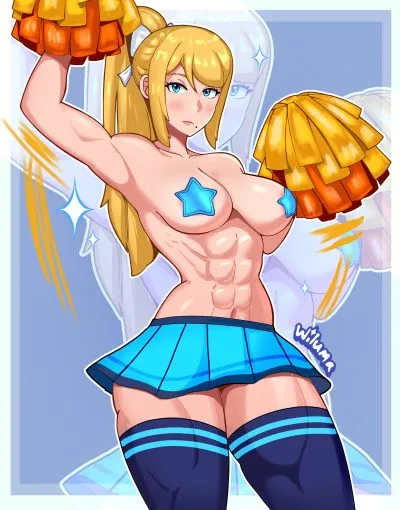 Samus aran — artwork by wiluma