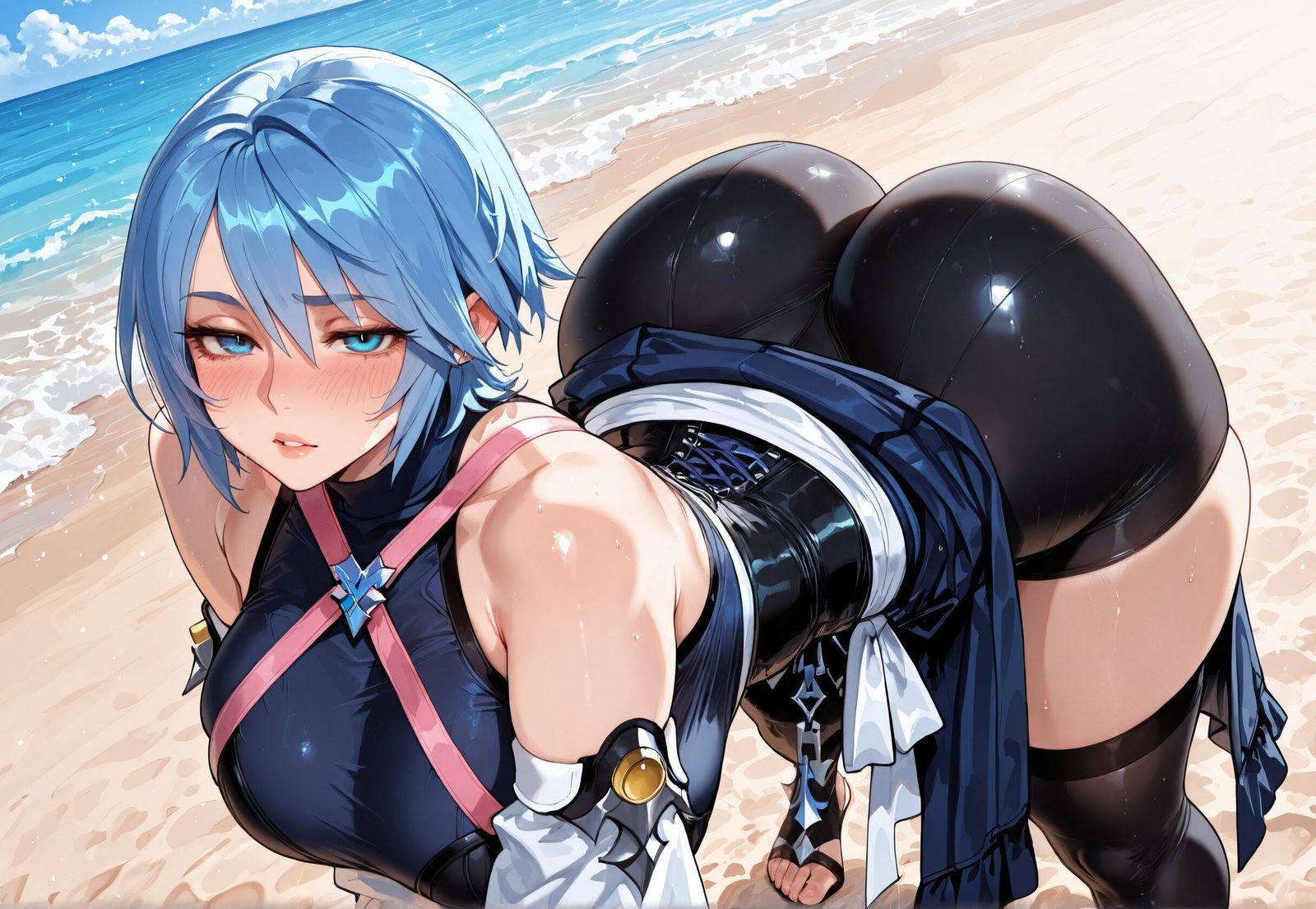Aqua (kingdom hearts) — artwork by revoaru