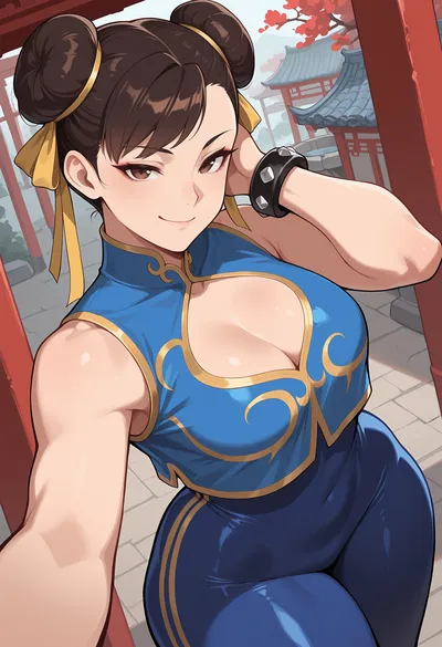 Chun-li — artwork by artoonizer